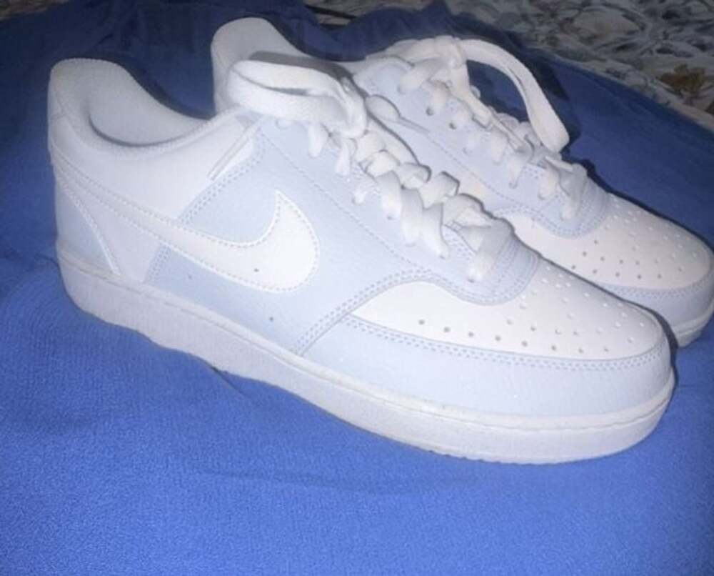 Nike Court Vision Low Next Nature Size 10 Football Grey White
